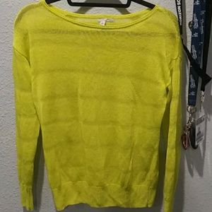 🚫SOLD🚫Halogen lime green sweater